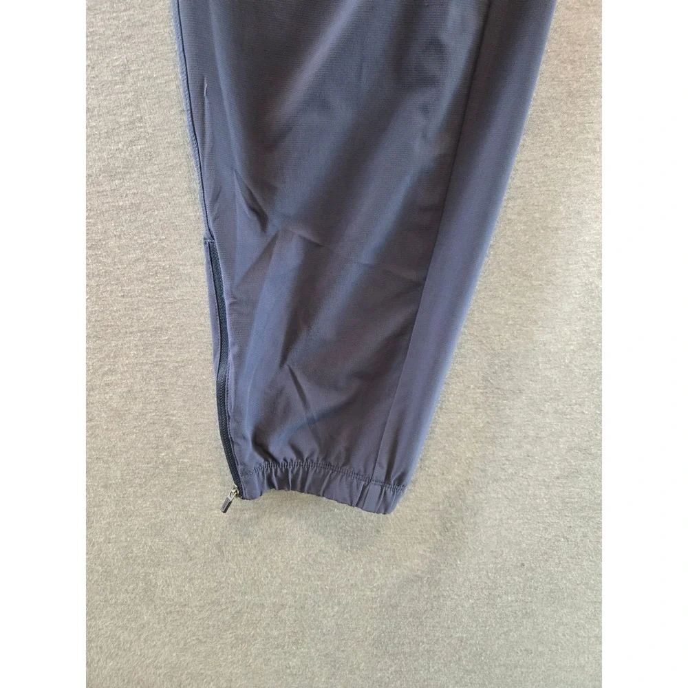 Public Rec Stadium Jogger Mens 34/30 Navy Blue Nylon Spandex Stretch Athletic